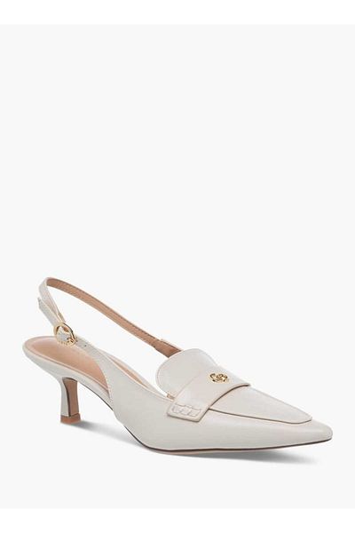 Celeste Women's Logo Detail Slingback Shoes with Buckle Closure
