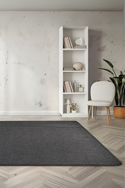 dekozer Lidya Bukle Jüt Çizgili Halı – Kaydırmaz, Kadife Hissi, Kolay Temizlik, Antibakteriyel, Modern