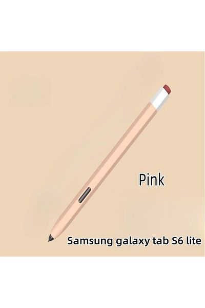 Choice S6 Lite Pink Silicone Pencil Case Tablet Touch Stylus Pen Cover Solid Colour for Samsung Galaxy Tab