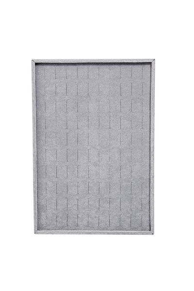 Choice Grey (BIG) 1 Pc Velvet Jewelry Storage Tray Ring Earring Display Box Brooche Handicraft Classificati