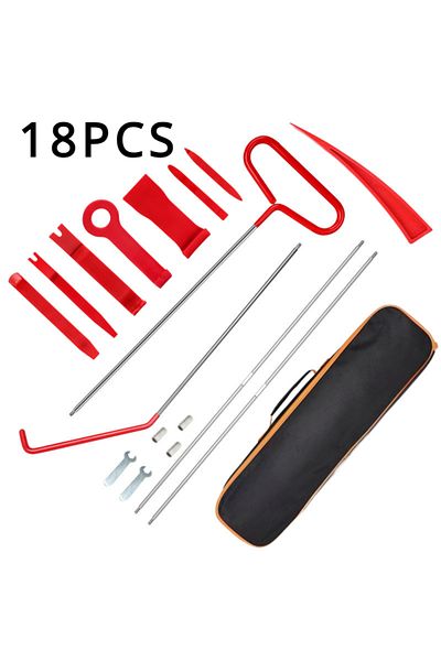 Choice 18Pcs EAFC 21/18PCS Car Door Tool Kit Inflatable Air Pump Auto Window Door Open Fixing Gripper Tools