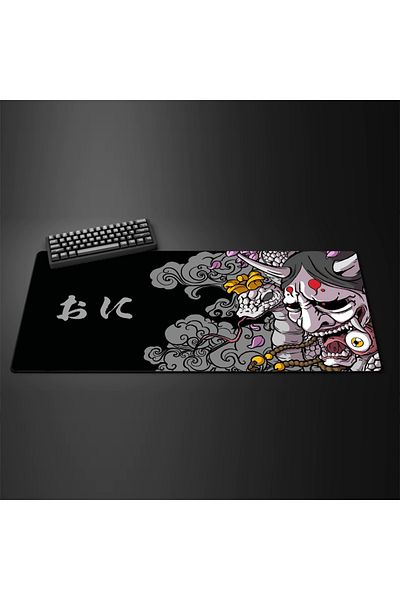 Choice 400x900x3mm ghost face-ccr Game mouse pad Japanese samurai devil mouse pad black ghost face gamer de