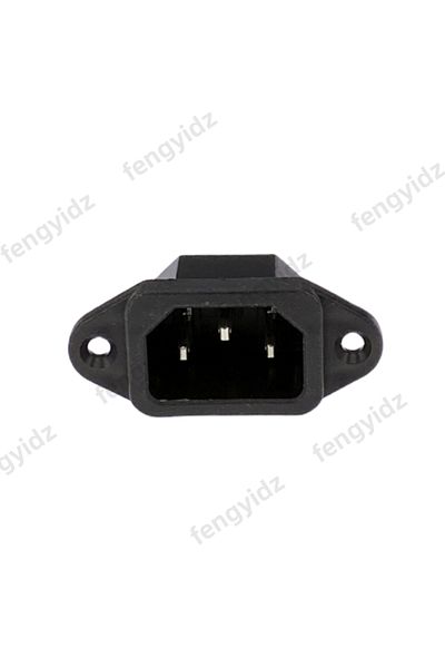 Choice مقبس التيار المتردد الكهربائي من النوع 4 IEC320 C14 C13، موصل مدخل 3 دبابيس، مقبس ثلاثي الدبابيس