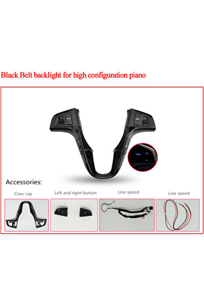 Choice زر عجلة القيادة عالي الصوت لسيارة هيونداي فيرنا سولاريس 2010-2015 للتحكم في مستوى الصوت والموسيقى