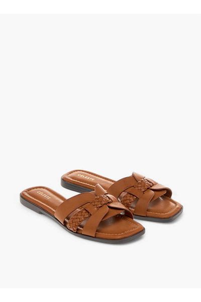 Celeste Celeste Women's Textured Slip-On Sandals