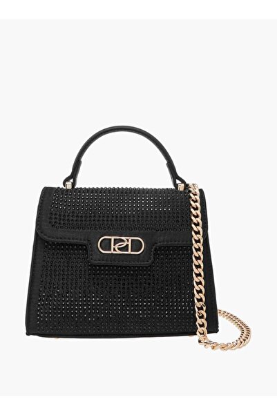 Paprika حقيبة ساتشل مزخرفة بحزام سلسلة قابل للفصل وقفل بغطاء - العرض 8 سم × ا...