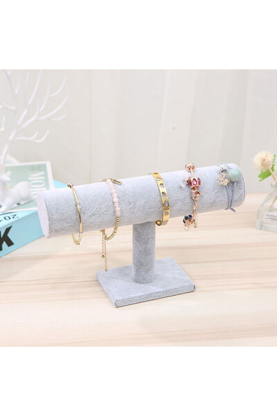 Choice رف عرض أساور مخملي أبيض، رف مجوهرات، سوار، رف تخزين الساعات، رف عرض ال...