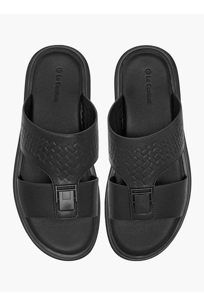 Le Confort Metal Accent Slip-On Arabic Sandals