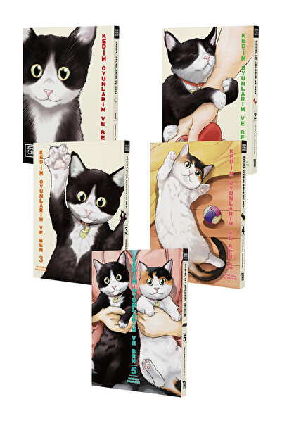 Destek Yayınları Kedim Oyunlarım ve Ben Set 1 - 2 - 3 - 4 - 5