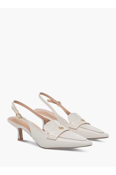 Celeste Women's Logo Detail Slingback Shoes with Buckle Closure