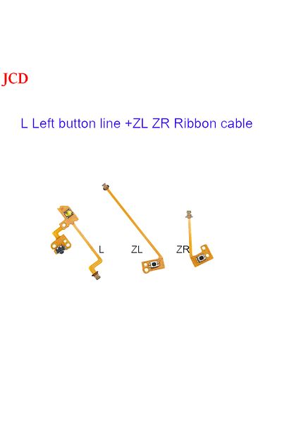 JCD 1 قطعة بديلة لمفتاح Joycon Zr Zl L Sl Sr زر مفتاح شريط كابل مرن لإصلاح Ns C.