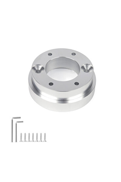 Choice1 لوحة محول عجلة القيادة الفضية مقاس 13/14 بوصة 70 مم PCD عجلة قيادة سب...