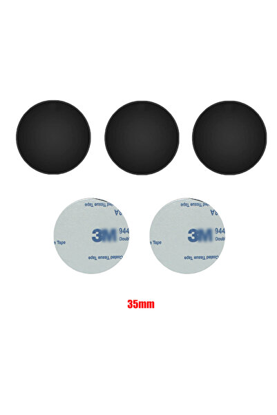 Choice 5pcs 35mm round 5pcs/Set Metal Disk Plate for Magnetic Phone Holder Bl...
