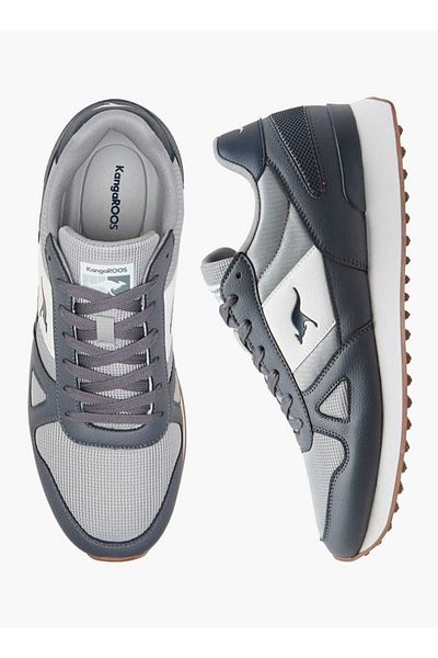Kangaroos Men's Panelled Lace-Up Sports Shoes