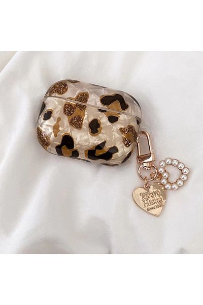 Choice For Airpods pro2 aixin Pearl Earphone Cases For Airpods Pro 2 Leopard Pendant Headphone Protective C