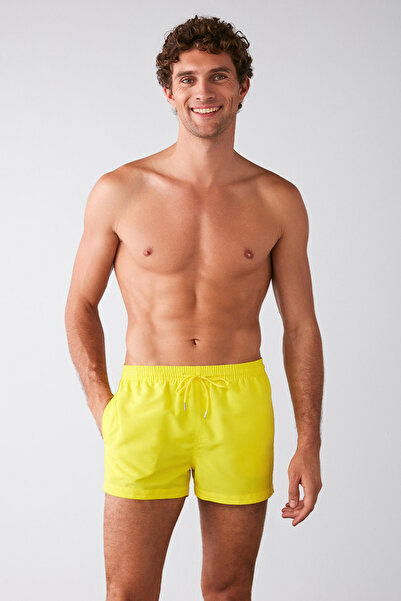 Kom Σορτς νεον με επίπεδη μέση που ρυθμίζεται