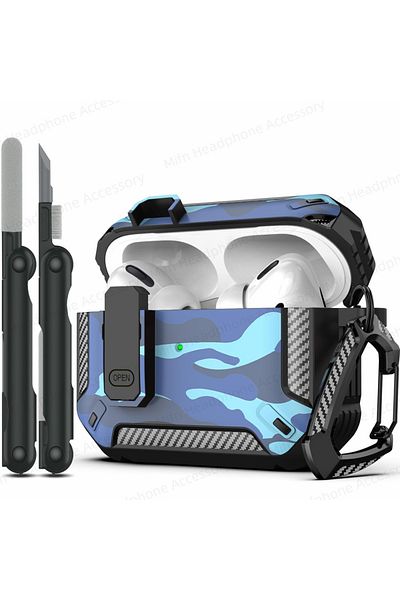 Choice For AirPod Pro USB C 2 in 1 Case AirPod Pro 2023 switch case with Cleaner Kit Luxury Fall Prevention