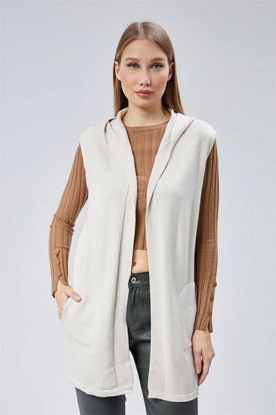 HomeStore Hooded Knit Vest