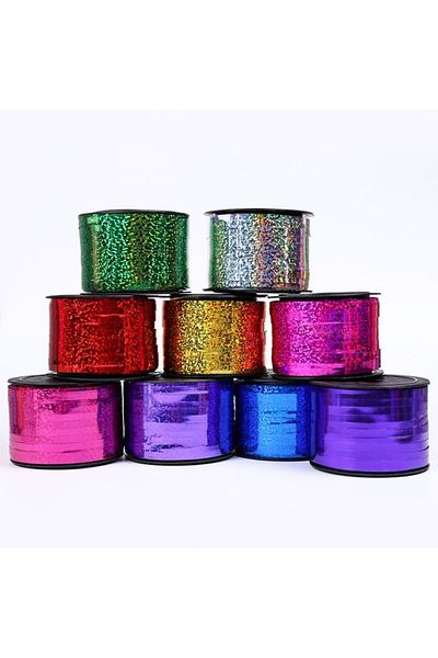 Skygo Fuchsia Color Extra Metallic Metallized Raffia Rope 90 Meters