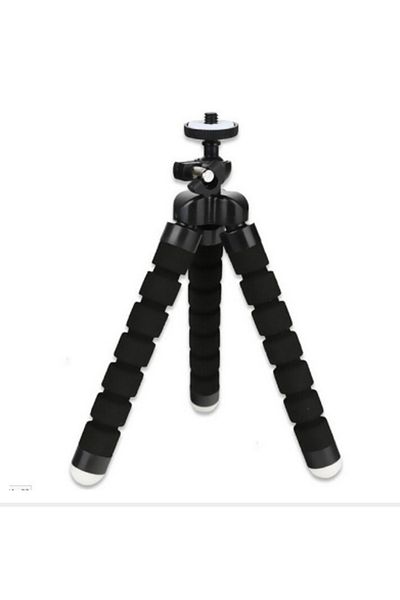 HONGDAK Only Black Tripod For Phone Mobile Camera Holder Clip Sports Camera Monopod Stand Octopus For Gopro