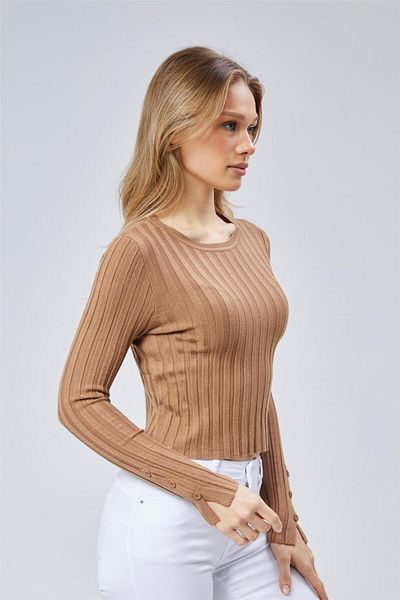 HomeStore Kurzes Stricktop, UK-Größe, V-Ausschnitt, E-Commerce-freundlich