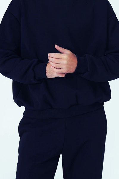 BayBayan Ανδρικό ψηλόμεσο φούτερ Oversize