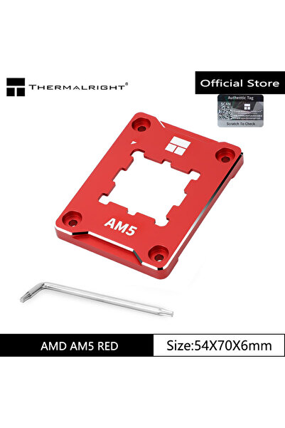 Choice1 تصحيح انحناء وحدة المعالجة المركزية AMDAM5 BCF من نوع AM5 Red Thermal...