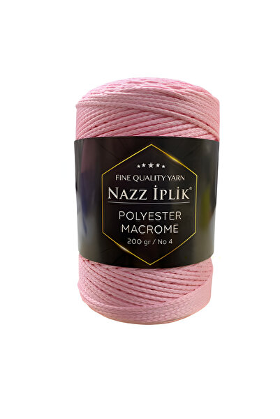 Nazz خيوط بوليستر مكرامية للحياكة اليدوية 200 جرام