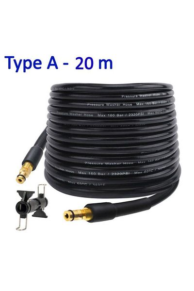 Choice 20 M 10~15m High Pressure Washer Hose Pipe Cord Car Washer Water Cleaning Extension Hose Water Hose
