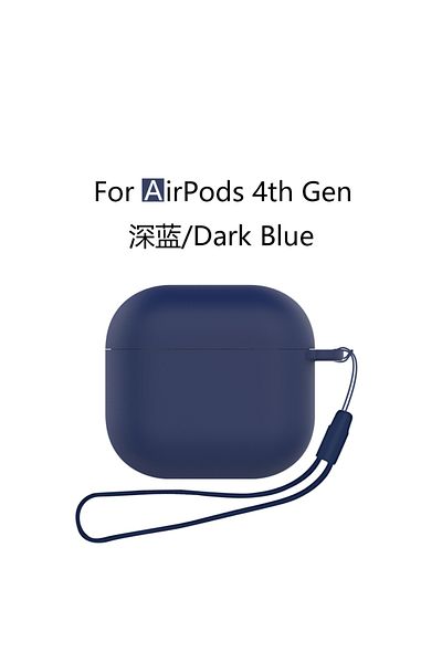 Choice For AirPods 4 2024 With Lanyard Earphone Case for AirPods 4 with Active Noise/AirPods 4（2024）Soft Si