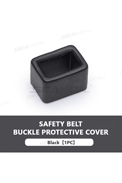 Choice1 Black 1PC BLALION Buckle Up Car Seatbelt Guard Seat Belt Holder Silic...