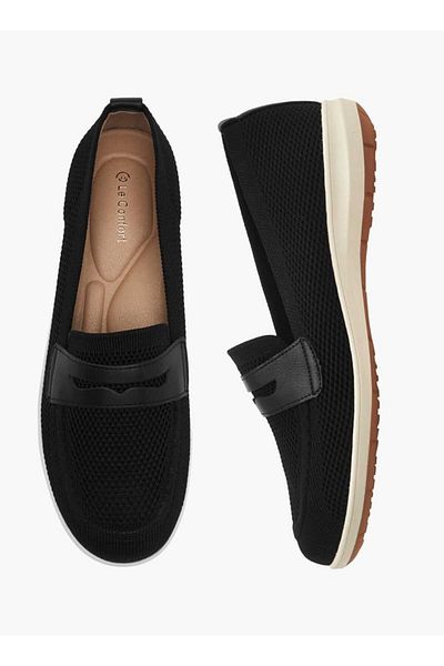 Le Confort Mesh Slip-On Loafers with Cutout Detail
