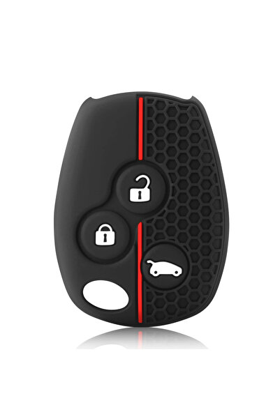 Choice1 غطاء مفتاح سيارة من السيليكون بثلاثة أزرار لسيارات رينو داسيا مودوس ك...