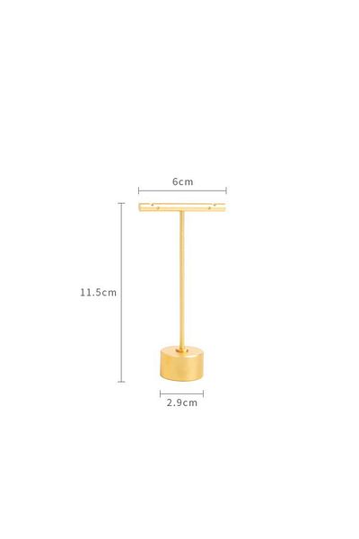 Choice T-S Metal Stud Dangle Earrings Display Rack T Bar Stand Jewelry Hanger Organizer Holder Eardrop Free