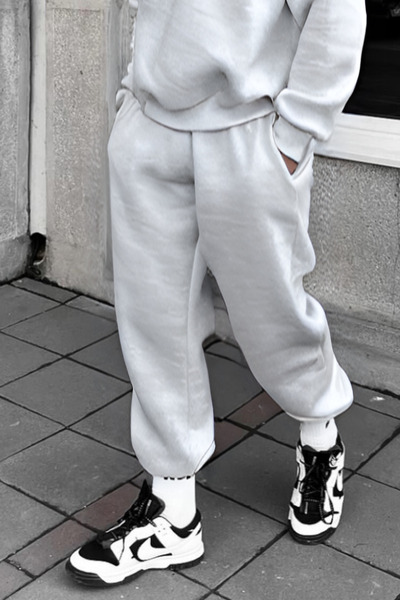 BayBayan Ανδρικό ψηλόμεσο φούτερ Oversize