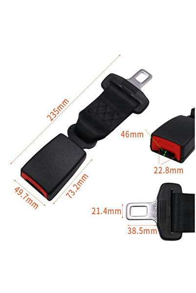 Choice 23CM Safety Belt Buckle Seat Belt Extender Universal Car Accessories f...