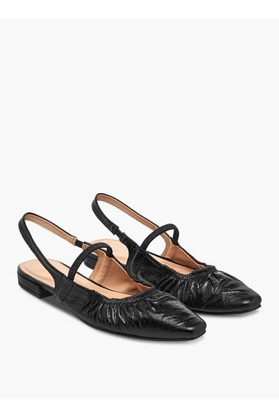 Celeste Women's Textured Slingback Sandal with Elasticated Strap