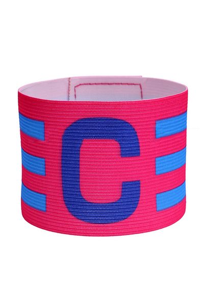 APWIKOGER Pink Soccer Player Captain Group Armband Adjustable Brazalete Capitan Band Breathable Stripe Arm Ban
