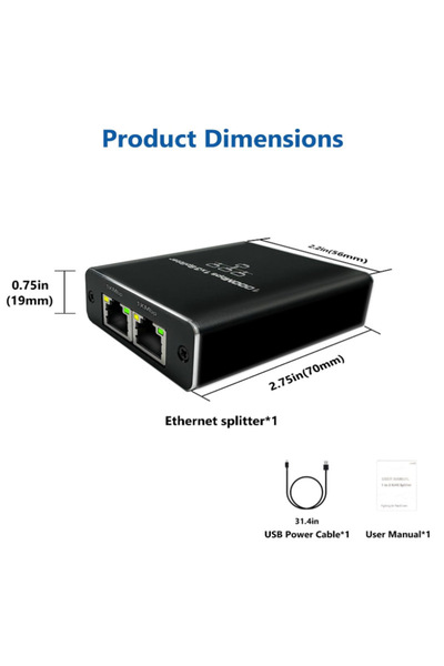 Choice 1 IN 3 OUT 1PCS RJ45 Splitter 1 in 2/3/4 Out Network 1000Mbps RJ45 Adapter Gigabit Converter Intern