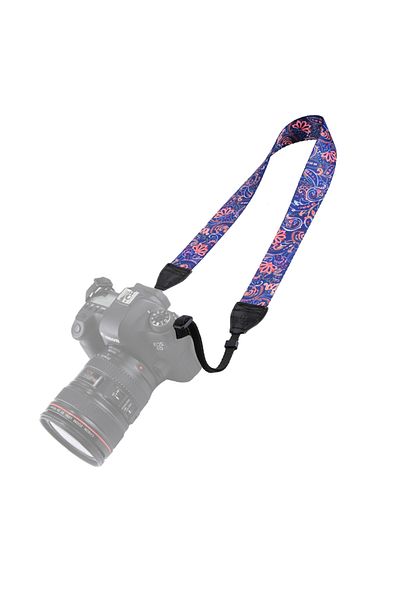 Choice En4492 Style 2 Retro Ethnic Style Camera Shoulder Neck Strap Multi-color Series Pu Leather Vintage A
