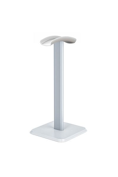 Choice White Headphone Stand Universal Aluminuim Metal Headset Holder Aluminum Supporting Flexible Headrest
