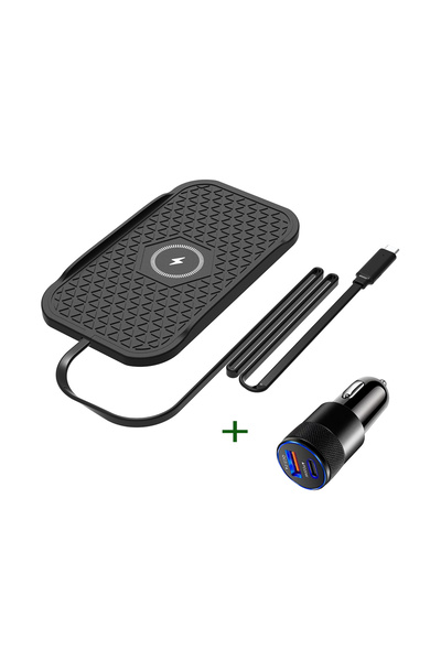 Choice Black add Car Charge Bonola Silicone Car Wireless Charger Non-Slip Pad...