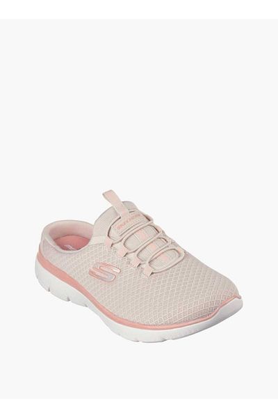 SKECHERS Women's Mesh Slip-On Sports Shoes with Lace Detail - SUMMITS