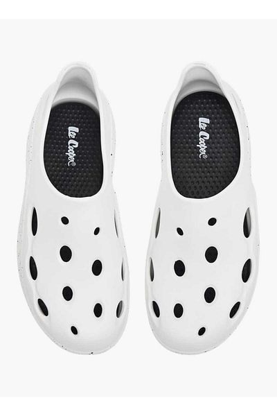 Lee Cooper Lee Cooper Men's Printed Slip-On Clogs with Cutout Detail