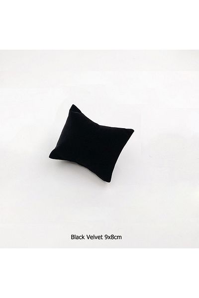 Choice Black Velvet S Wholesale Durable Velvet Pearl Bracelet Watch Display Pillows for Case Bangle Anklet