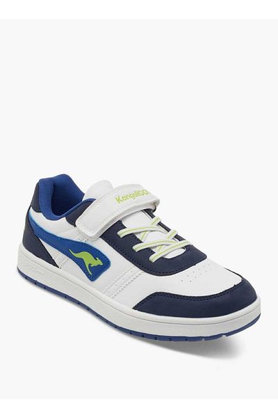 Kangaroos Boys' Logo Detail Sports Shoes with Hook and Loop Closure