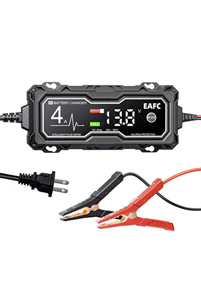 Choice1 US Plug 12V 4A Smart Car Battery Charger for Car Automatic Float Char...