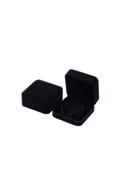 Choice سوار أسود عالي الجودة من مجوهرات الزفاف، علبة تخزين رائعة من المخمل الأحمر، خاتم وأقراط وقلادة