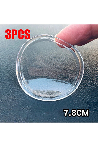 Choice1 7.8CM transparent 3PCS Car Non-Slip Mat Auto Silicone Interior Dashbo...