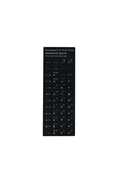 Choice Black Korean Keyboard Letters Replacement Sticker English/Russian/Korean/Spanish/Italiano/Language f